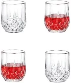 Juego de 4 vasos de