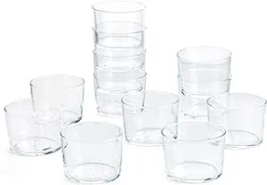 Set de 12 vasos de