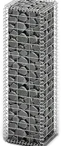Cesta de piedra columna de