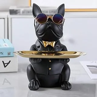 Escultura de perro de resina