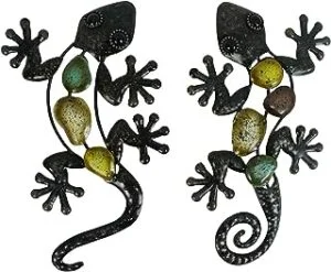 Liffy 2 uds Metal Gecko