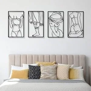 Decoración de pared de metal