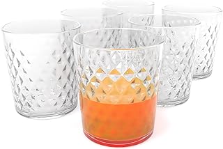 Vasos de cristal modelo Diamond