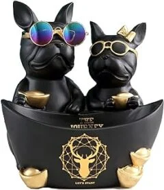 Vinbcorw Figura de Bulldog francés