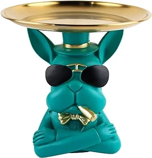 FainFun Estatua Bandeja Bulldog Bulldog