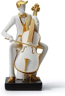 Amoy-Art Decorativa Figura Musico Escultura