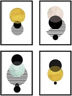 Pósters Modernos Eclipse 4 Piezas