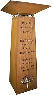 Patina Columna con Familias Dicho