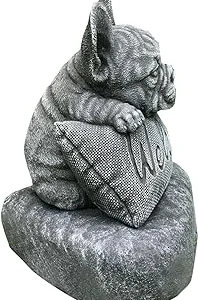 MVPACKEEY Estatua de resina Bulldog