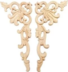 MUXSAM 2 piezas de madera