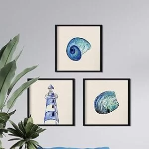 Pack 3 Láminas Decorativas Mar