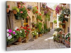 Cuadros Decoracion Salon flor calle