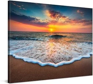 Cuadro Sobre Lienzo Sea Sunset