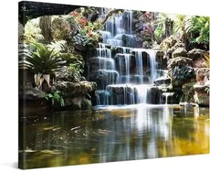 Cascada del Jardín Japonés 120x80cm
