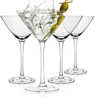 Juego de 4 Copas Martini