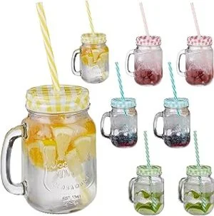 Set de 8 vasos con