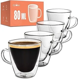 Vasos Térmicos de Cristal x4