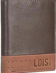Lois - Carteras para Hombre Piel. Billeteras para Hombre. Cartera Hombre Piel con Monedero y múltiples Compartimentos, billeteras y monederos. Cartera Lois Hombre. RFID 205420