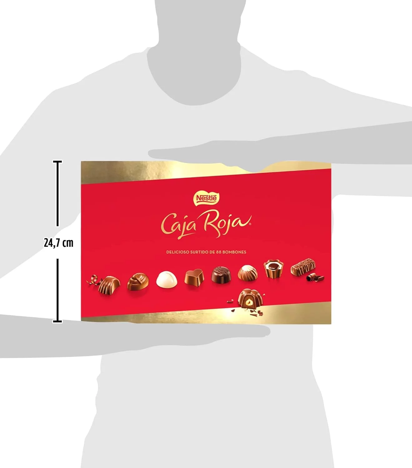 Nestlé Caja Roja Bombones de Chocolate, 800g - Imagen 4