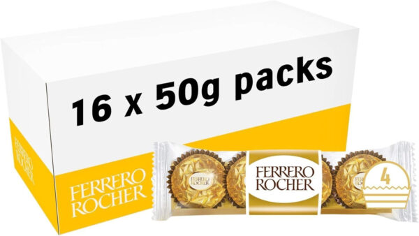 Bombón Ferrero Rocher 4 Unidades 50g