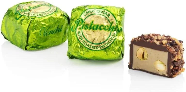 Venchi - Bombón Chocoviar Crème Pistacchio en Paquete de 1 kg - Sin Gluten