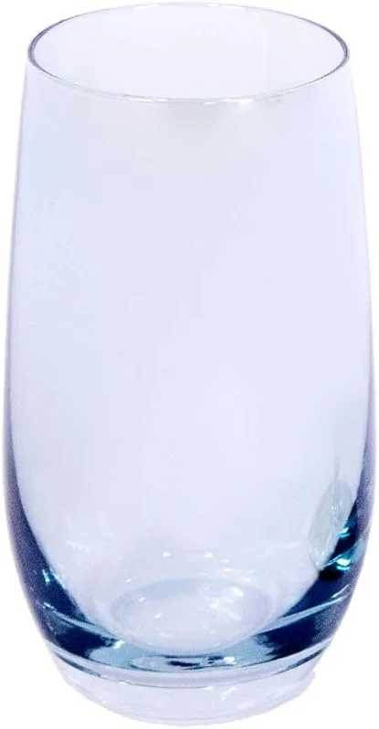 EME Mobiliario Juego de Copas de Cristal en Color Azul Compuesto por Copa de Cava, Copa de Vino y Vaso. 6 Unidades de Cada Pieza. - Imagen 4