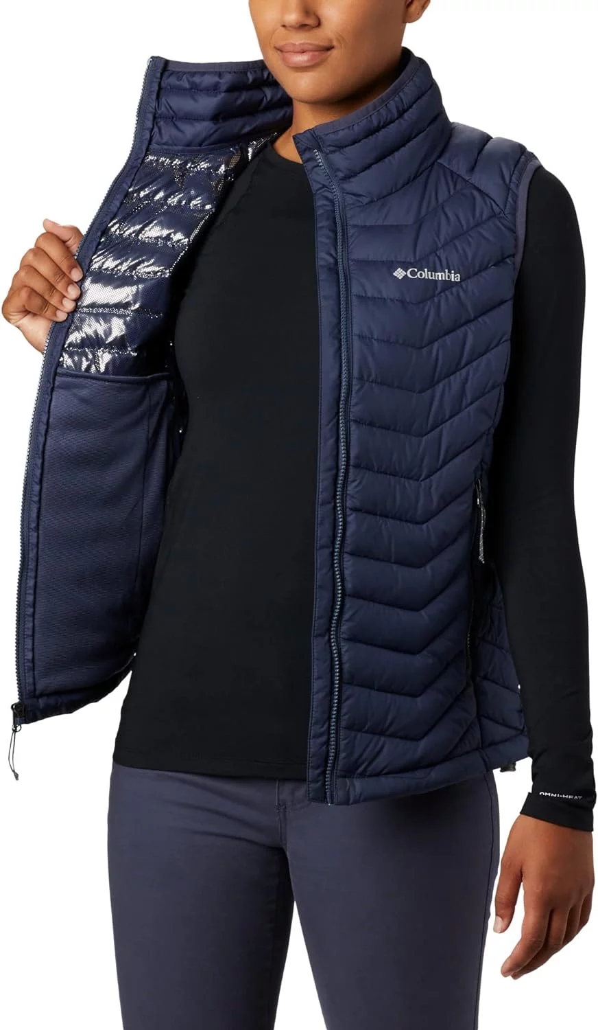 Columbia Powder Lite Vest Chaleco Acolchado Mujer - Imagen 4