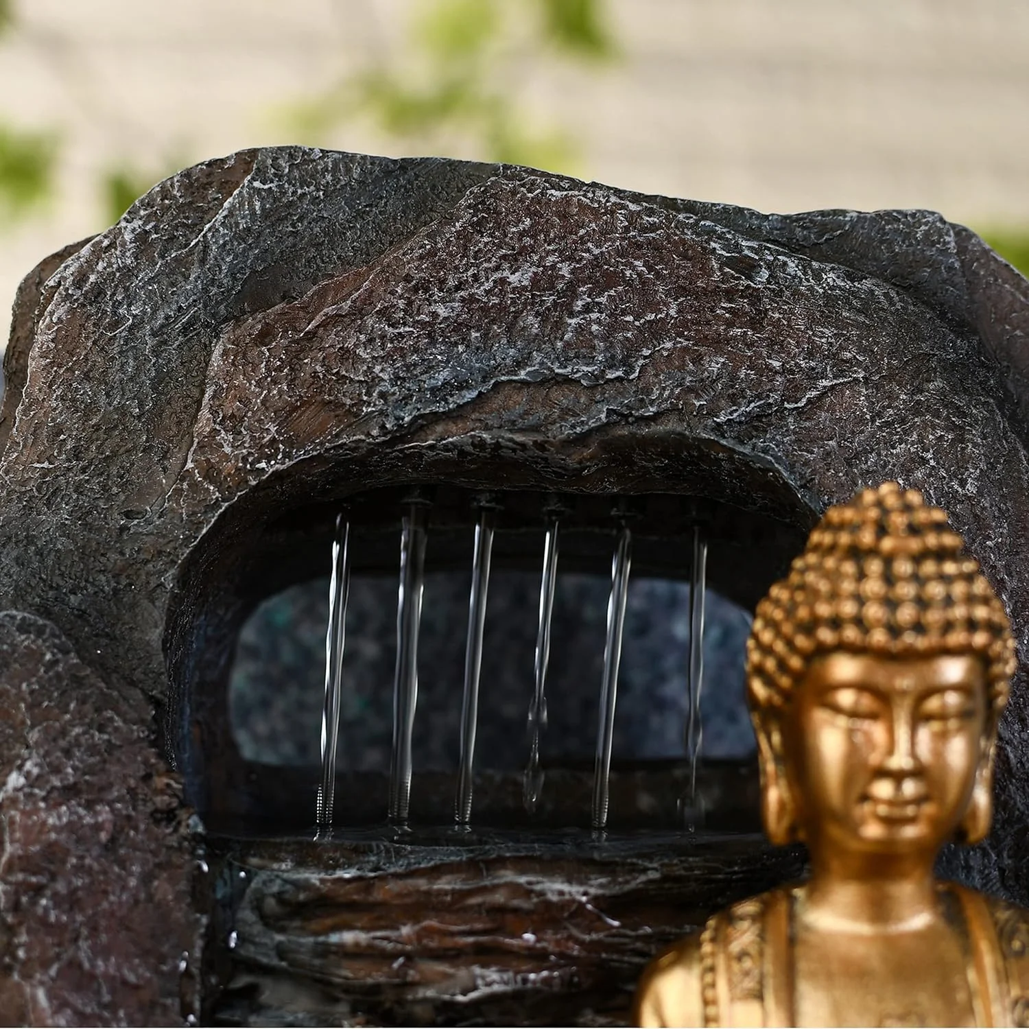 Fuente de Agua Zen Dao Buda con LED | Ambiente Relajante - Imagen 6