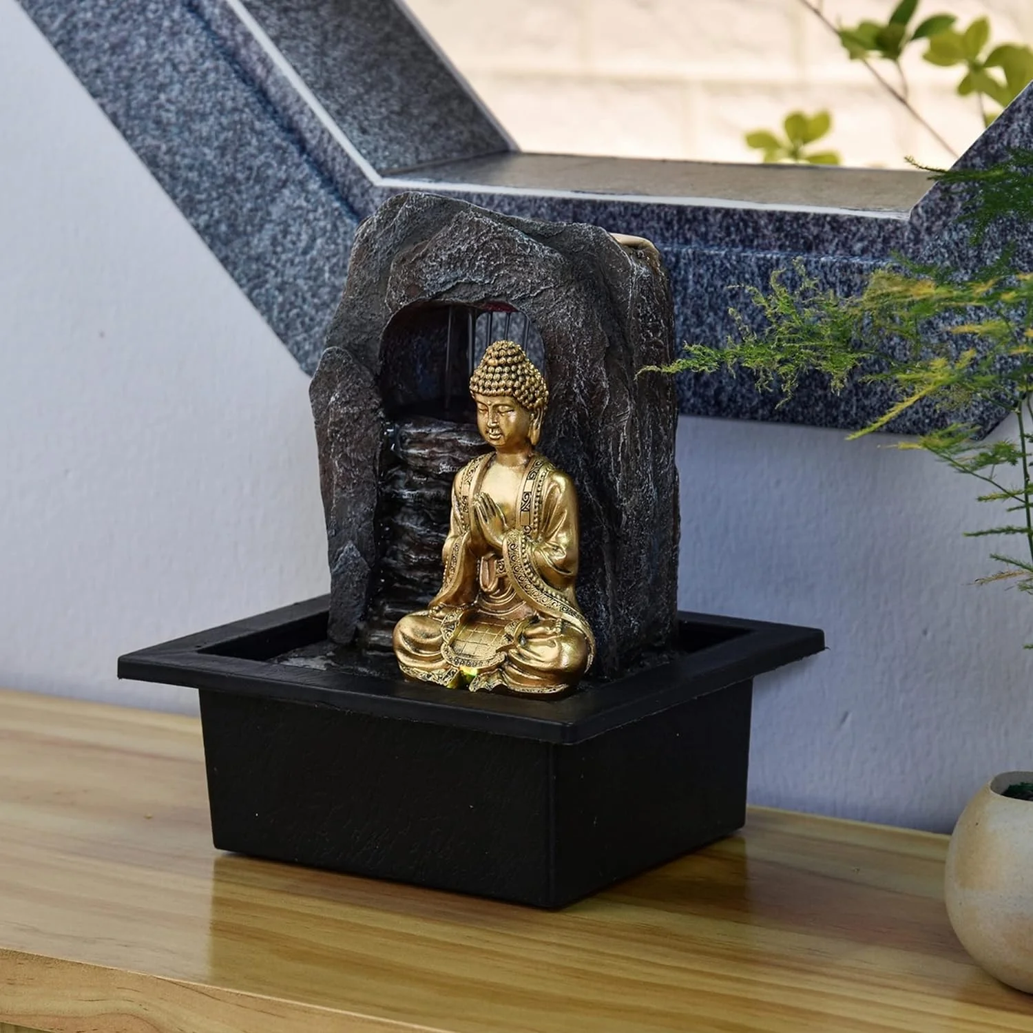 Fuente de Agua Zen Dao Buda con LED | Ambiente Relajante - Imagen 12