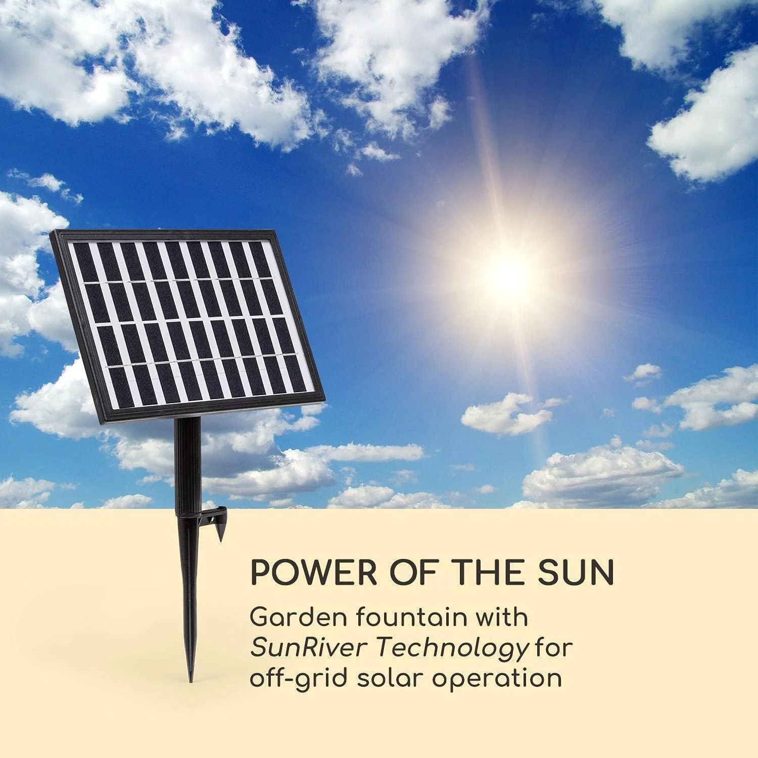Fuente Solar Fez de Blumfeldt | Decoración de Jardín - Imagen 2
