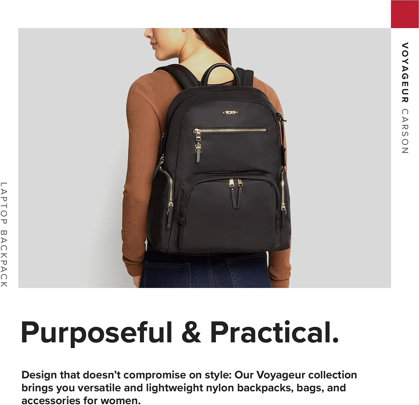 TUMI Mochila Voyageur Carson para mujer - Imagen 4