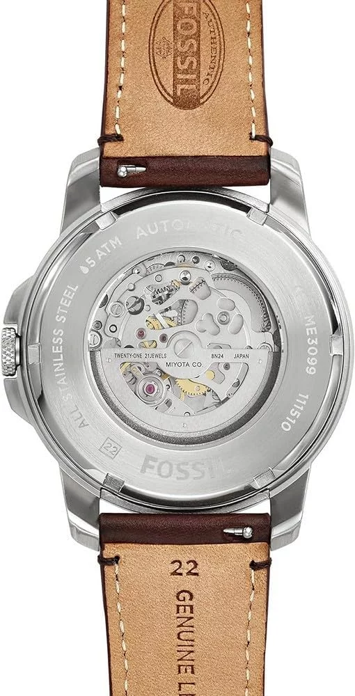 Fossil Grant Reloj mecánico automático de acero inoxidable para hombre - Imagen 3