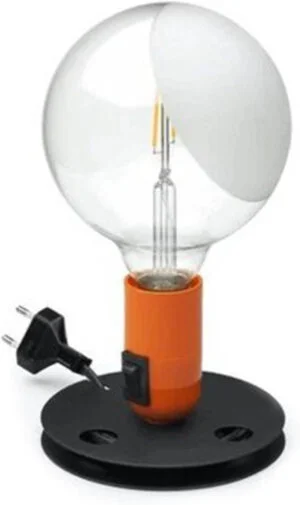 Flos Lampadina F3299075 - Lámpara de mesa (12,5 x 24 cm), color naranja