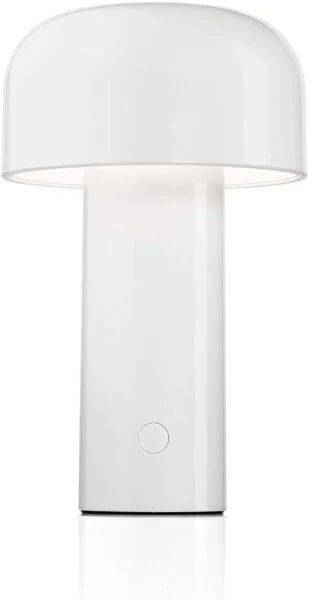 Flos Bellhop Battery, policarbonato, blanco, 12,5 x 21 cm