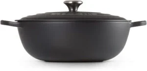 Le Creuset Marmita de hierro fundido, diámetro 32 cm, 7 L, Negro Mate, 21114320000430