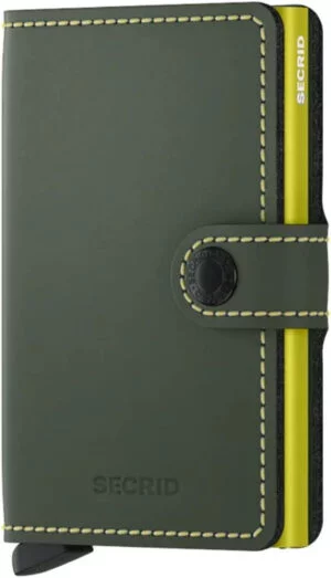 Secrid Miniwallet Green & Lime Talla Única Unisex Adultos
