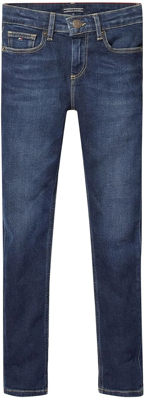 Tommy Hilfiger Boys Scanton Slim Nyds Vaqueros para Niños