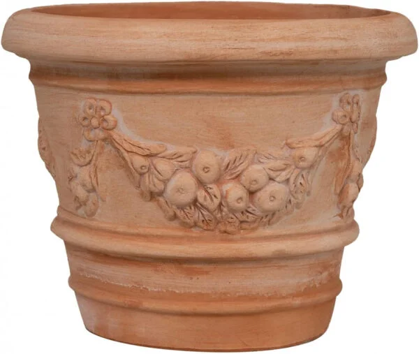 Maceteros Decorativos Interior de Terracota L40xPR40xH30 - Macetas Decorativas Interior - Macetas Decorativas - Biscottini