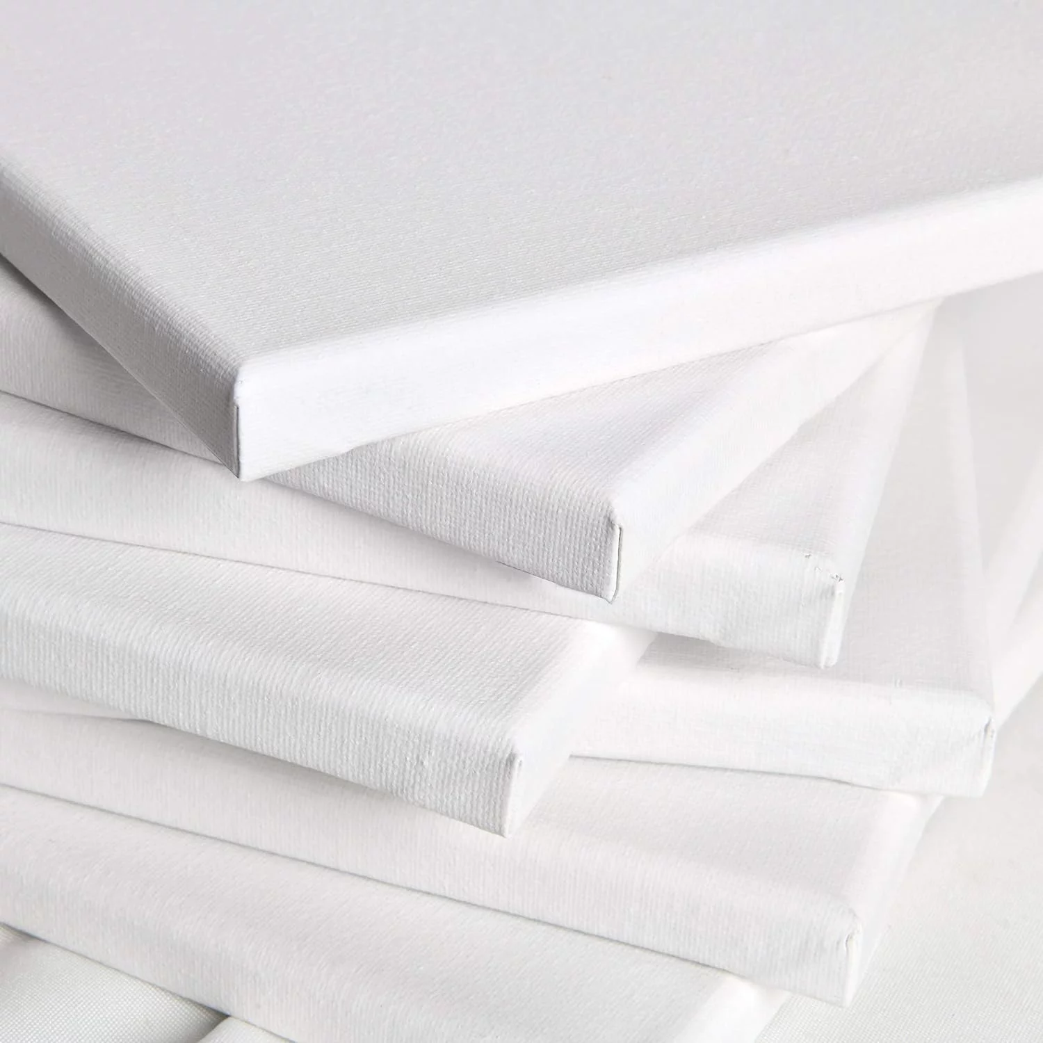 Set de 2 lienzos blancos preestirados Akademie con bastidores de madera FSC® - 70x120 cm - Lienzos para pintar pretratados con bastidores estables - 100% algodón 280g/m² - Imagen 3