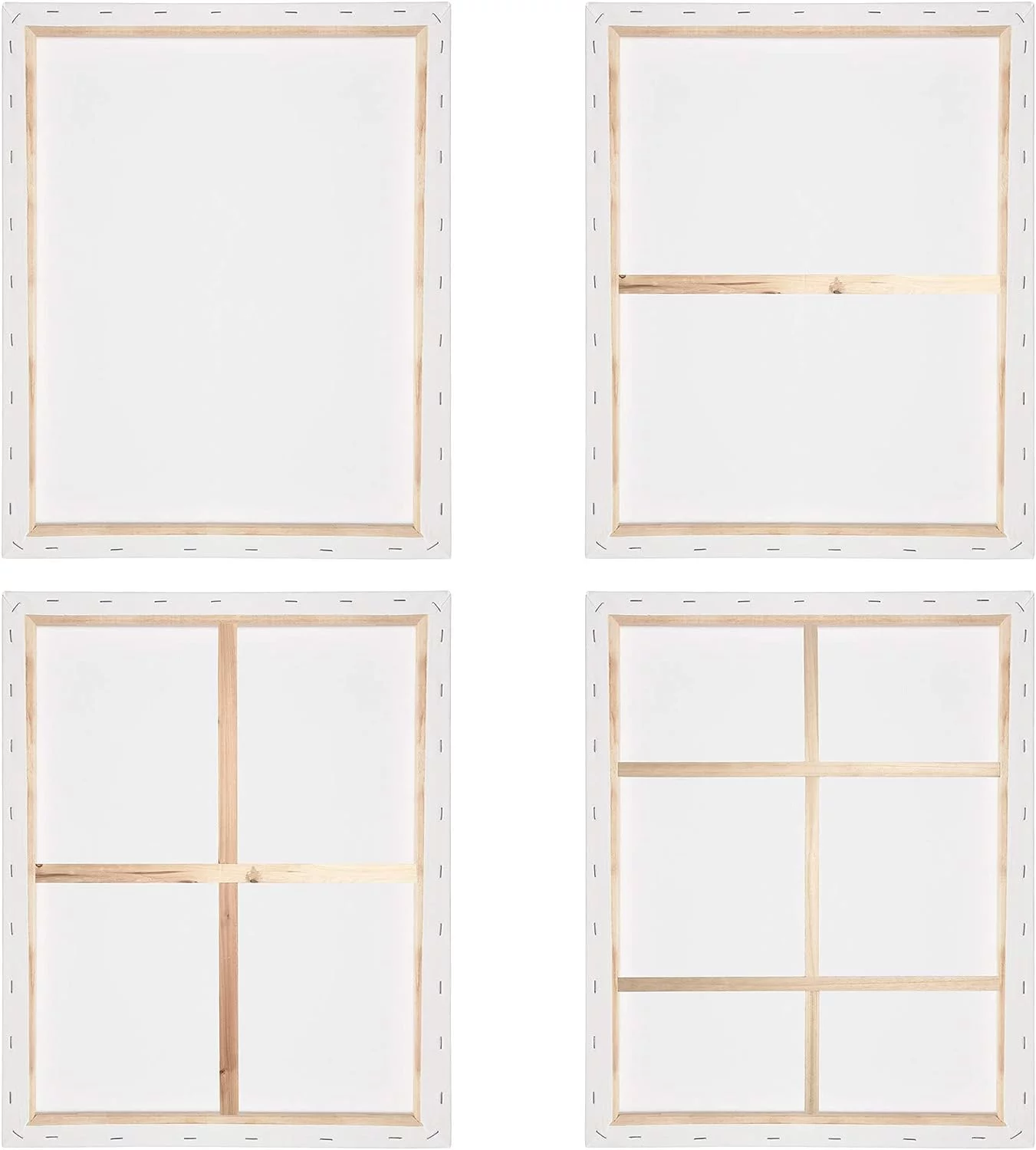 Set de 2 lienzos blancos preestirados Akademie con bastidores de madera FSC® - 70x120 cm - Lienzos para pintar pretratados con bastidores estables - 100% algodón 280g/m² - Imagen 7