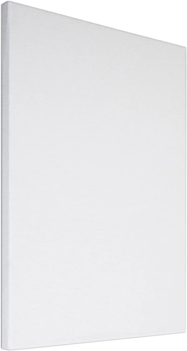 Marco con Lienzo para PITTORI, Madera de Abeto/algodón, Blanco, 100 x 50 x 1.7 cm