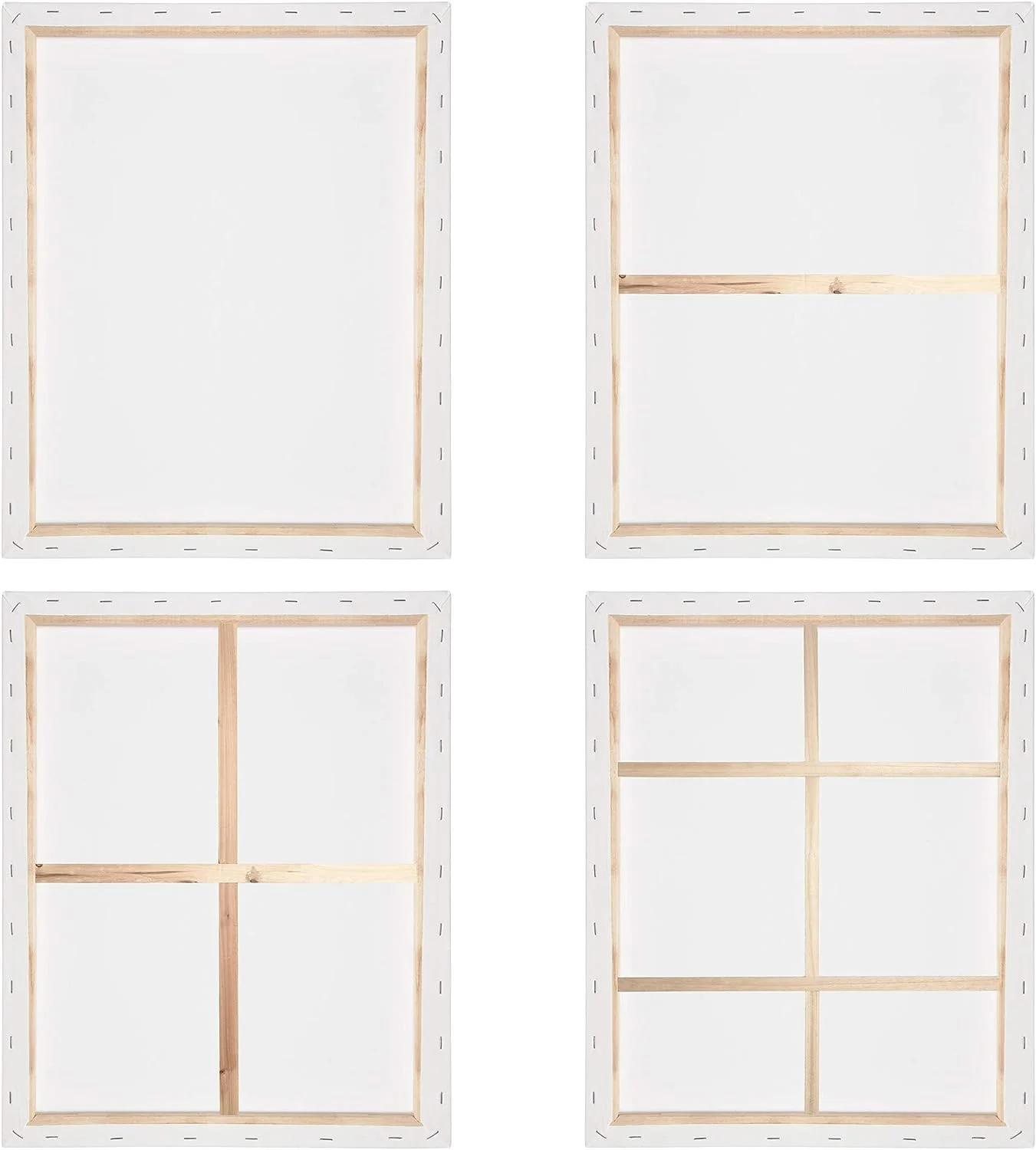 Set de 2 Lienzos Blancos Preestirados Premium con Bastidores Estables de Madera FSC® - 70x100 cm - Lienzos para Pintar Pretratados - 100% Algodón 380g/m² - Imagen 7