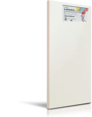 Lienzos de tela sintética para pintar con bastidor grueso – gran variedad tamaños (60x150cm)