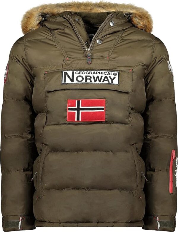 Geographical Norway Chaqueta de hombre BOKER caqui 1