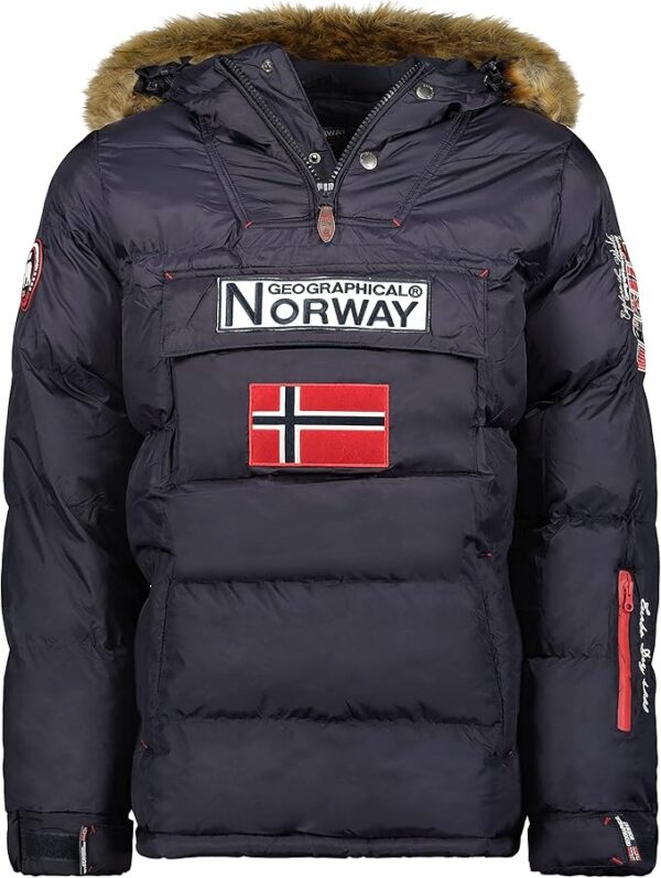 Geographical Norway Chaqueta de hombre BOKER azul marino