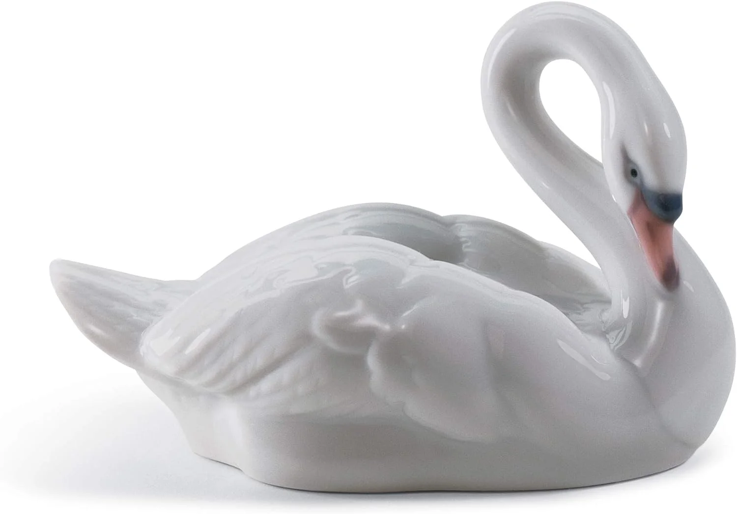 LLADRÓ Figura Cisne Elegante. Figura Cisne de Porcelana.