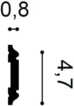 Simple Flat Profile Chair Rail PX144 - Image 6