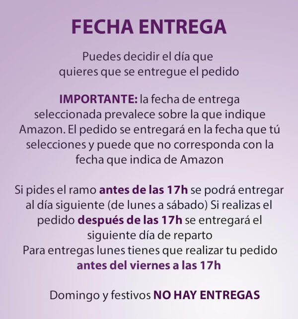 REGALAUNAFLOR | Ramo de flores naturales a domicilio | Entrega puntual en 24 horas de Lunes a Sábado | Con tarjeta dedicatoria | 12 rosas blancas - Imagen 7