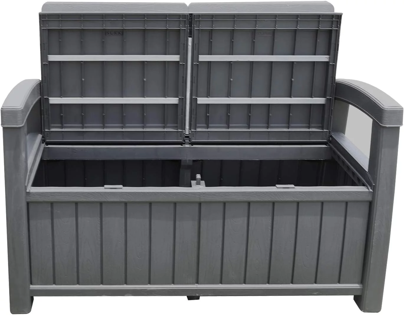 Gardiun Resin Garden Storage Bench - Image 4