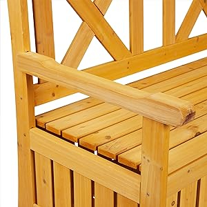 asiento jardin baul